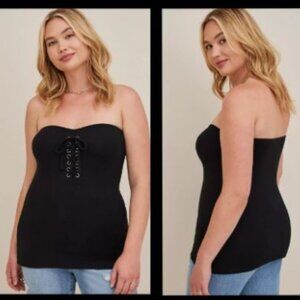 Torrid Lace-Up Tube Top 3X